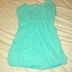 Teal kids bathing suit cover up